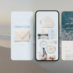 Coastal Beach Wedding Website