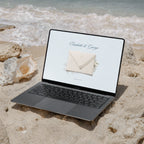 Coastal Beach Wedding Website