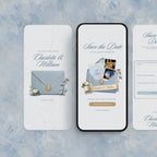 Dusty Blue Save The Date