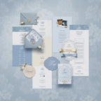 Dusty Blue Wedding Website