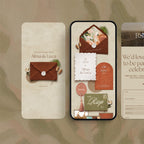 Sunset Terracotta Wedding Website
