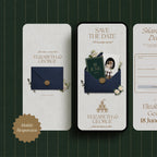 Heirloom Navy Save The Date