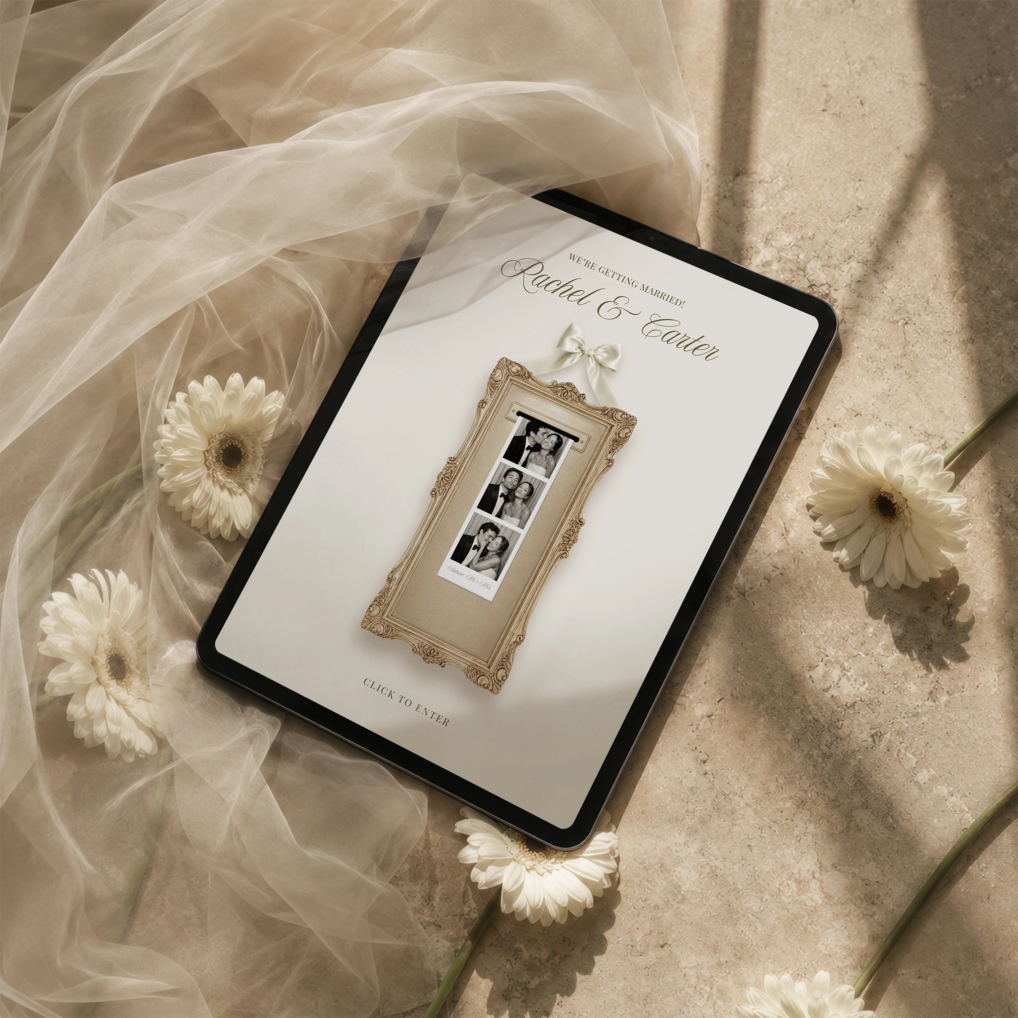 Ivory Photobooth Save The Date