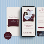 Merlot Blue Save The Date