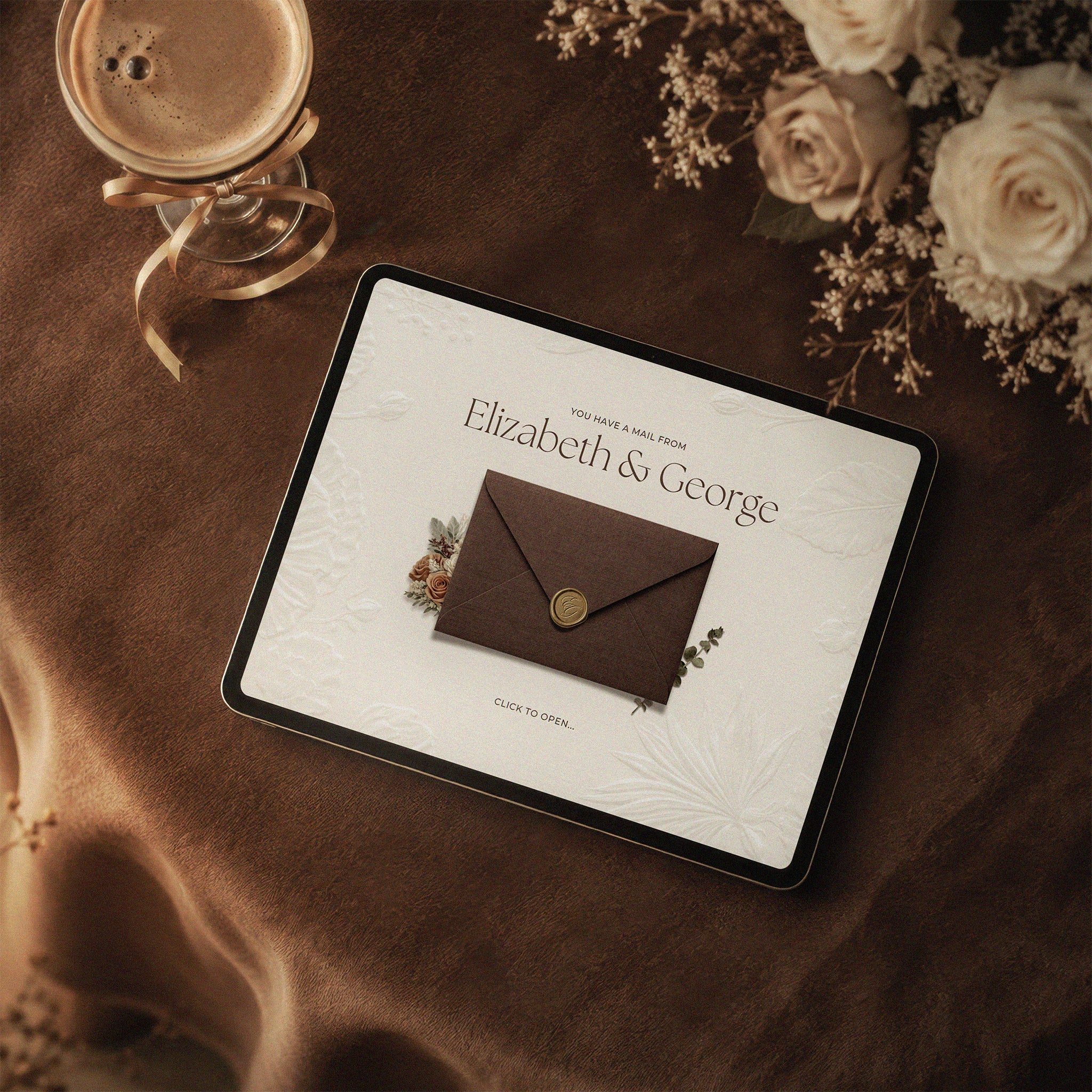 Mocha Mousse Save The Date