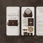 Mocha Mousse Wedding Website