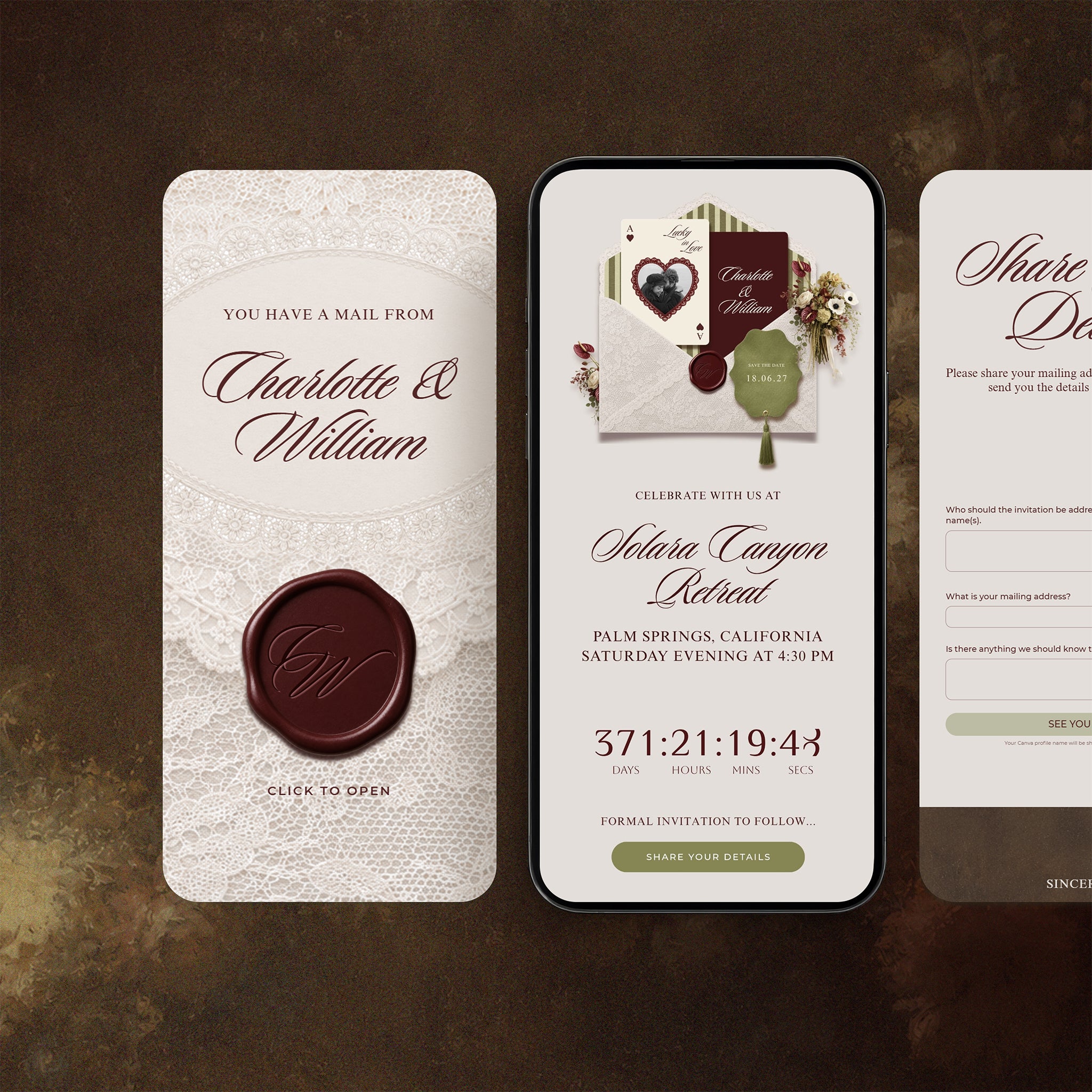 Playing Card Save The Date