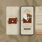 Sunset Terracotta Save The Date