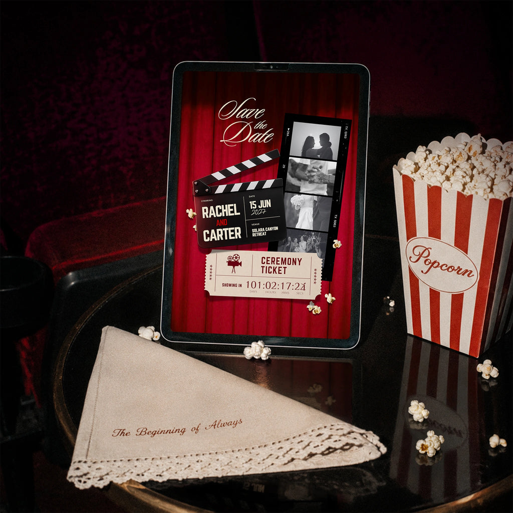 Vintage Cinema Save The Date